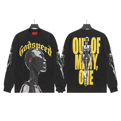 Godspeed Statue of Liberty Long Sleeve Shirt