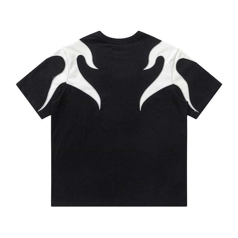 CLOUT COLLECTION ™ | 'Vortex' Embroidered Cotton T-Shirt