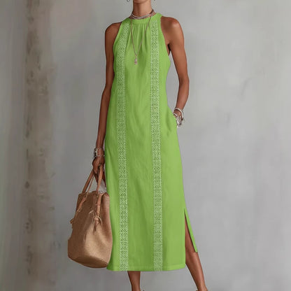 Women's Solid Color Loose Long Shirt Dress Casual Oversized Button Down Summer Dress