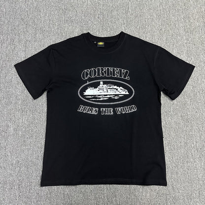 Alcatraz Graphic T Shirt Oversized Streetwear Tee Vintage Logo Print Cotton Crew Neck Unisex T Shirt