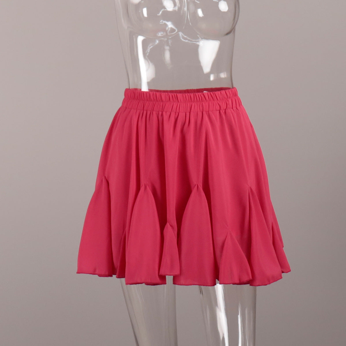 Spliced fungus edge skirt summer new Y2K street trend spliced mini pleated skirt - Seldom Seen Styles