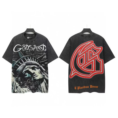 Godspeed Statue of Liberty "Night of the Demigods" Tee