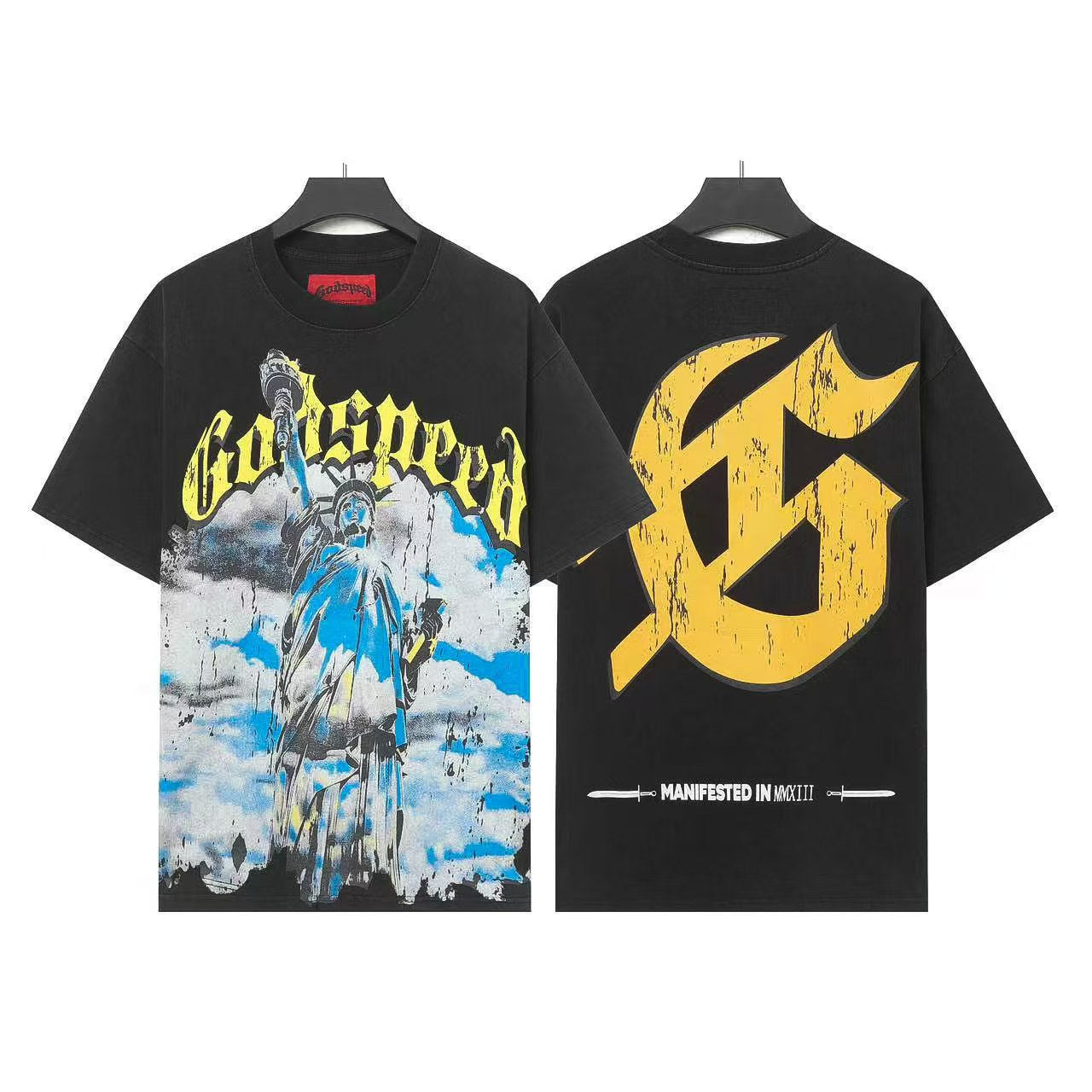 Godspeed Statue of Liberty "Night of the Demigods" Tee