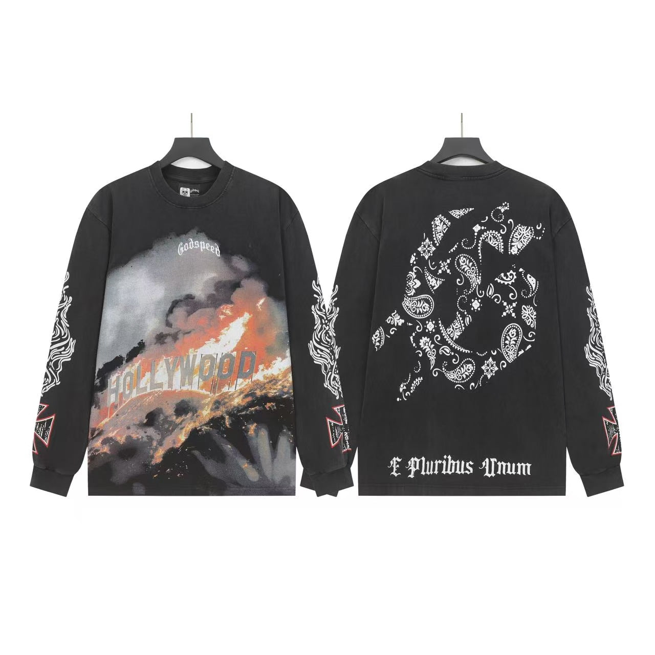 Godspeed Statue of Liberty Long Sleeve Shirt