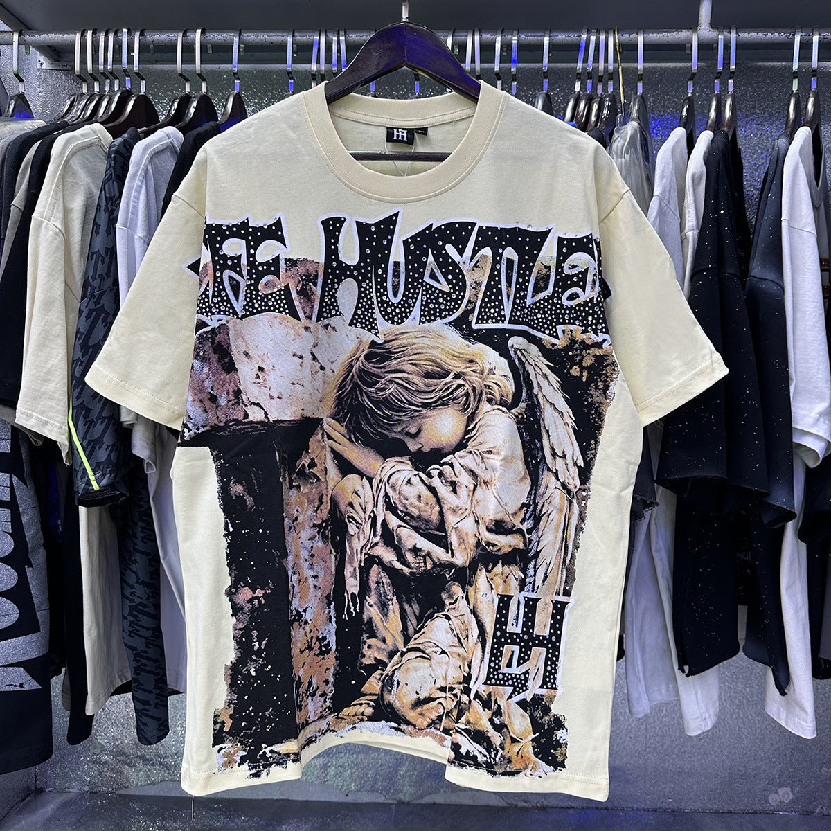 Life Hustlers “Blind Baby” Rhinestone Tee