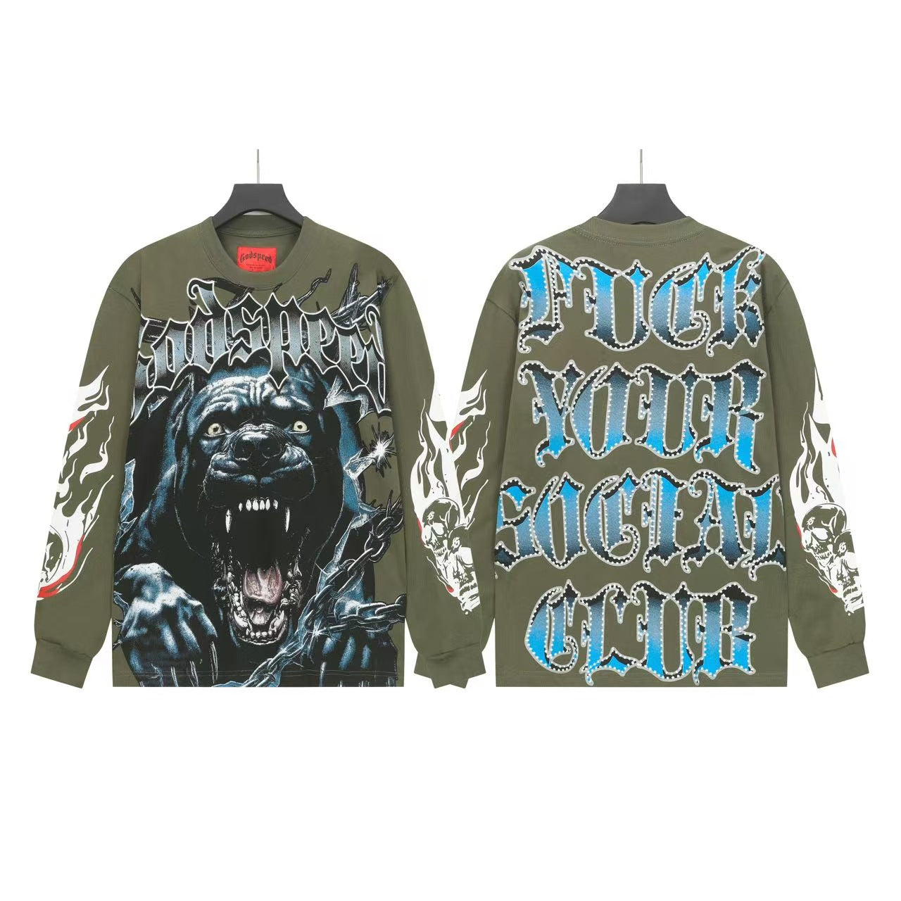 Godspeed Statue of Liberty Long Sleeve Shirt