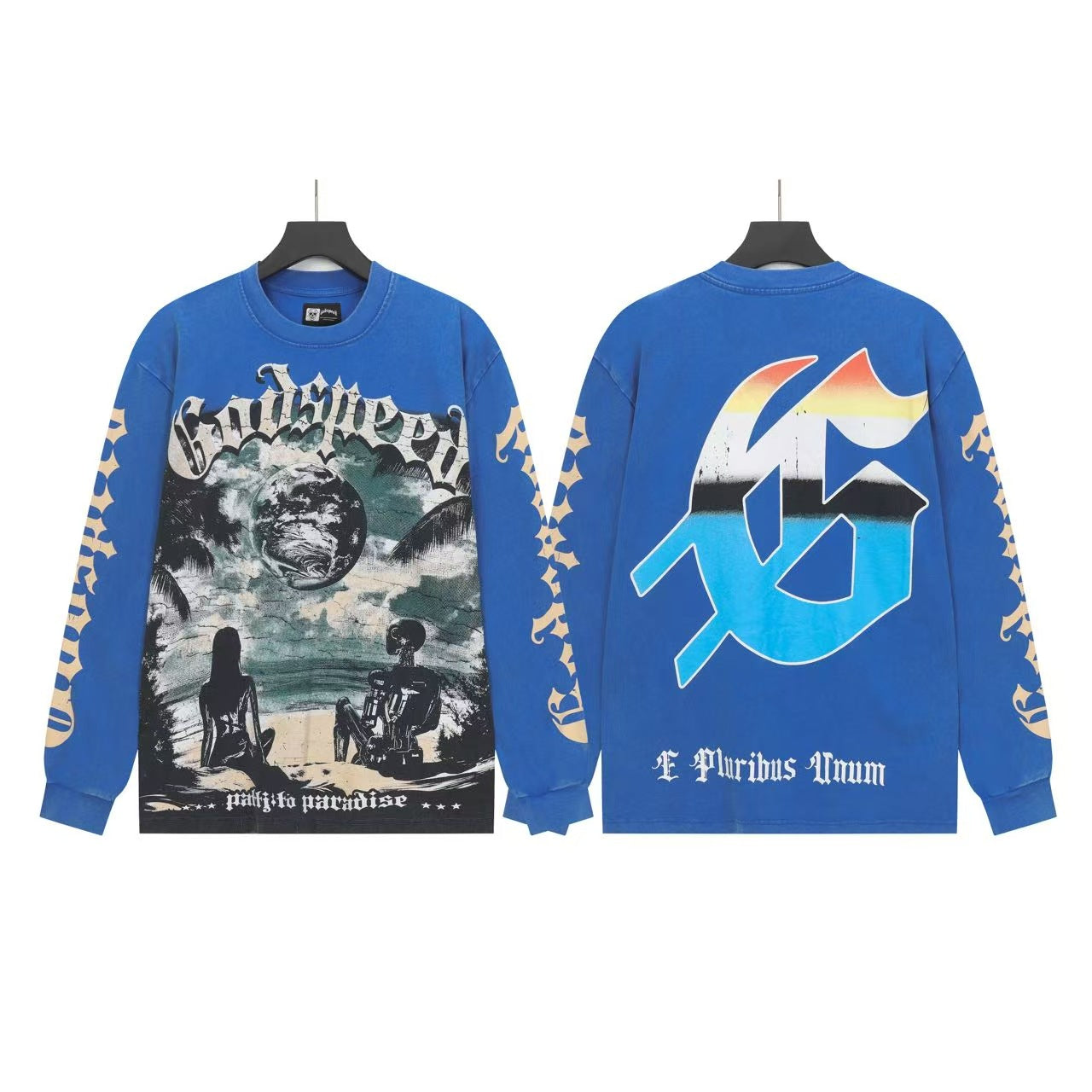 Godspeed Statue of Liberty Long Sleeve Shirt