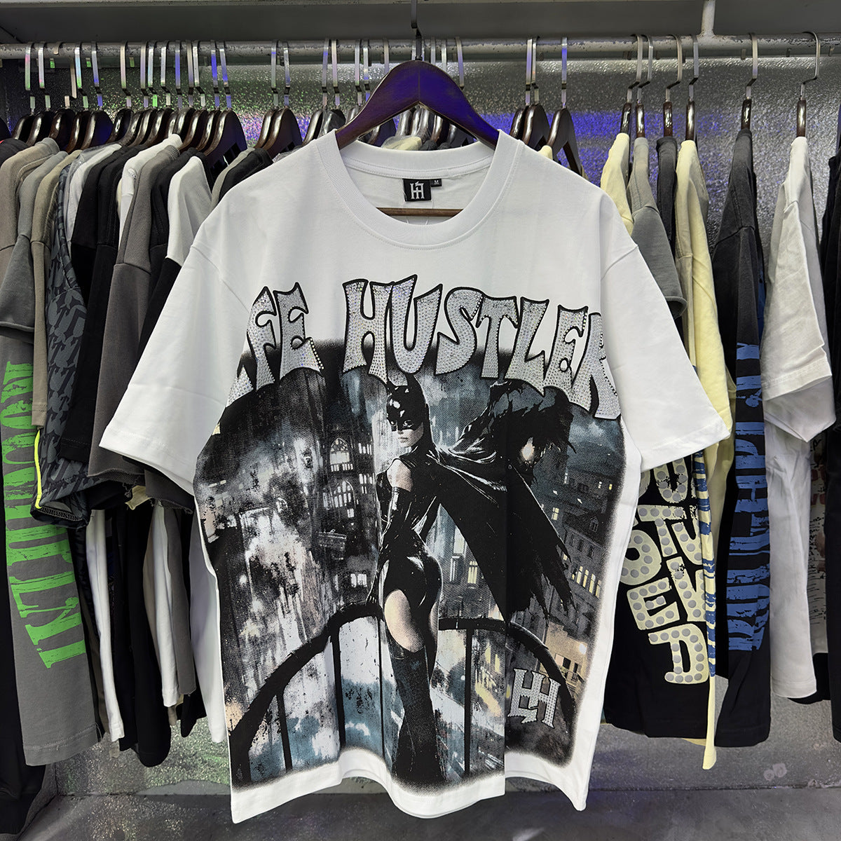 Life Hustlers “Blind Baby” Rhinestone Tee