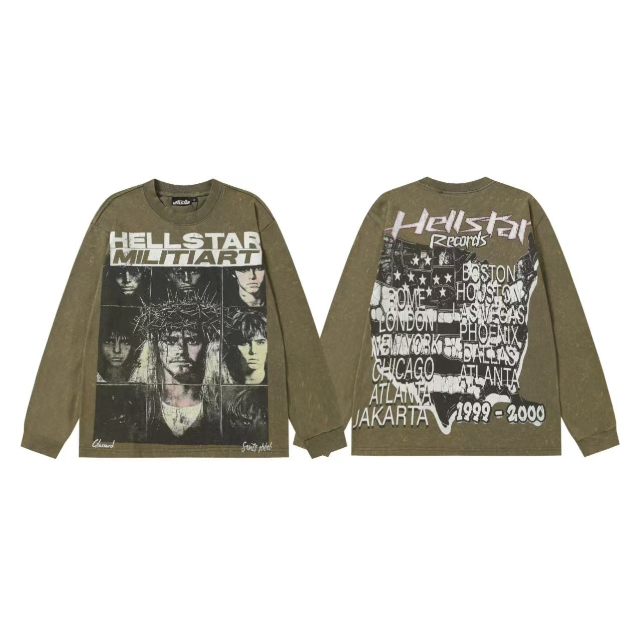 Hellstar “Basketball Skeleton” Long Sleeve Tee