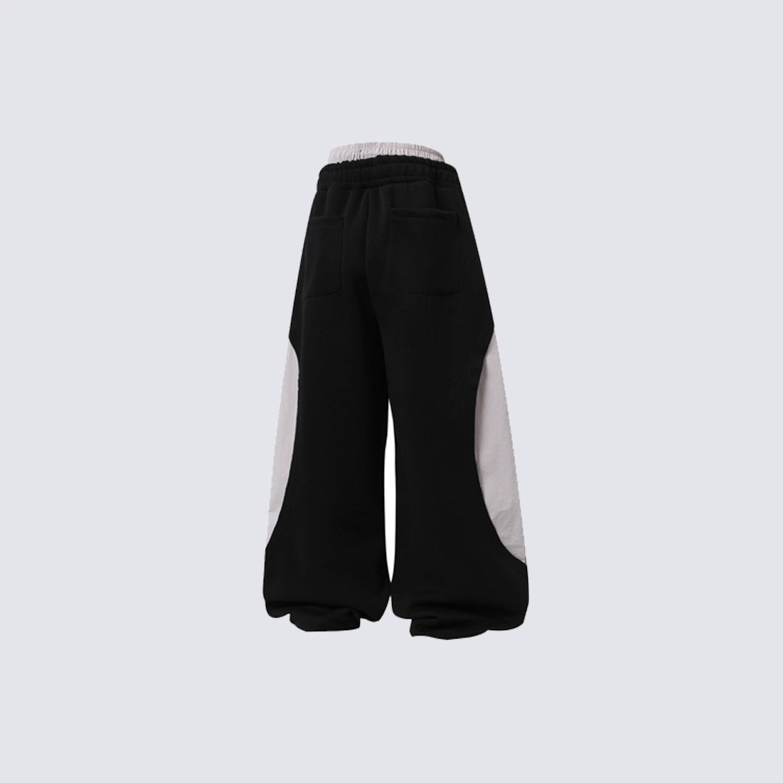 KIIKIO Double Waistband Stripe Track Pants