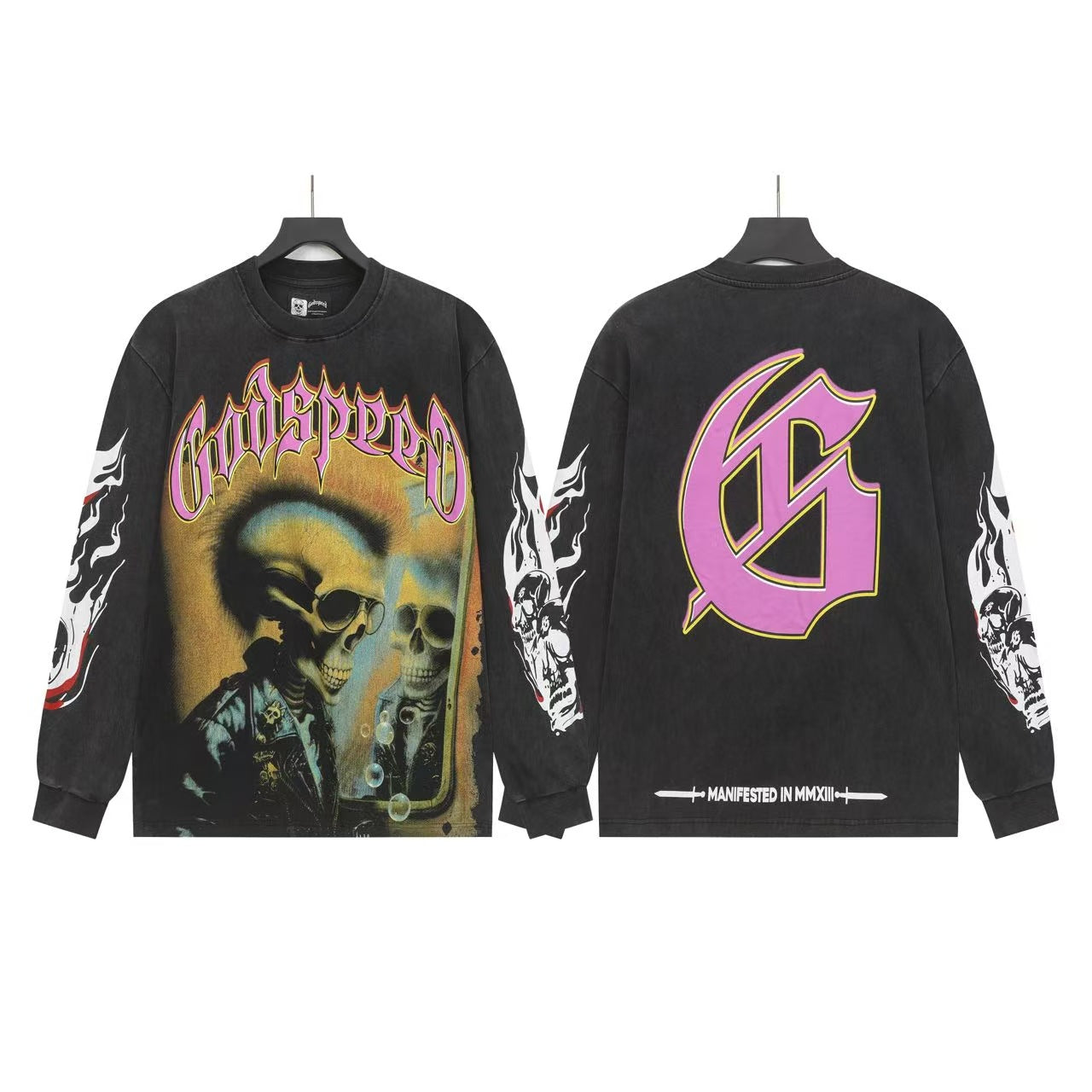 Godspeed Statue of Liberty Long Sleeve Shirt