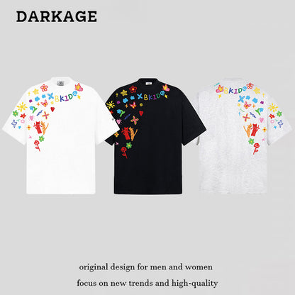 DARKAGE Kid Graffiti Puff Print Tee