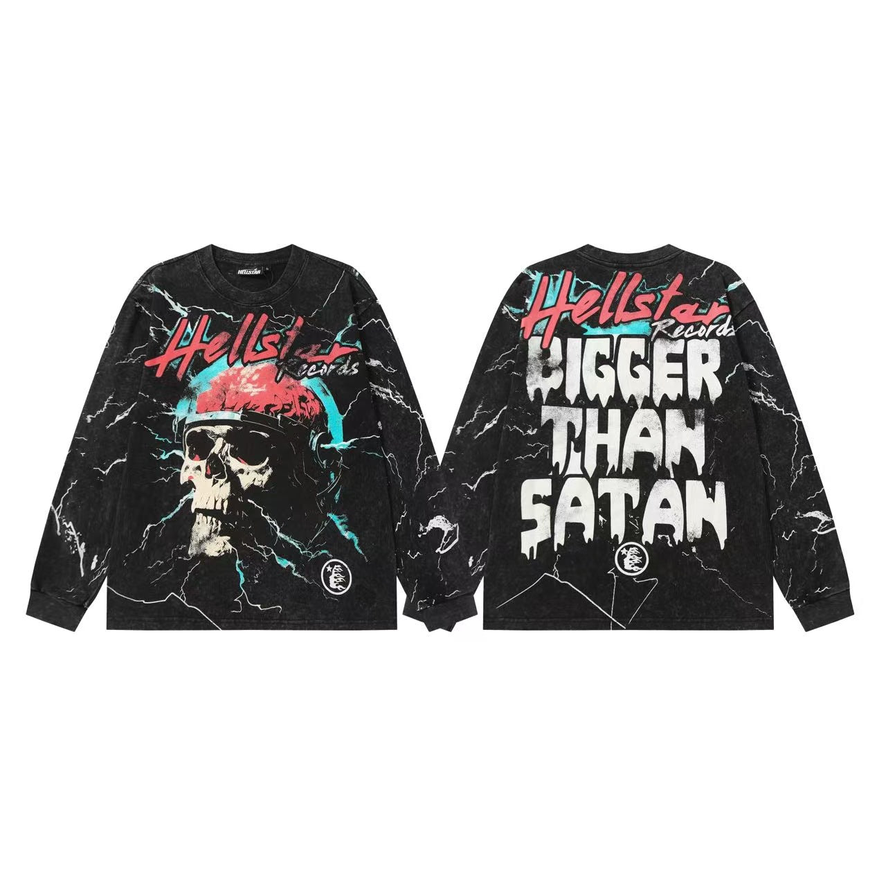 Hellstar “Basketball Skeleton” Long Sleeve Tee