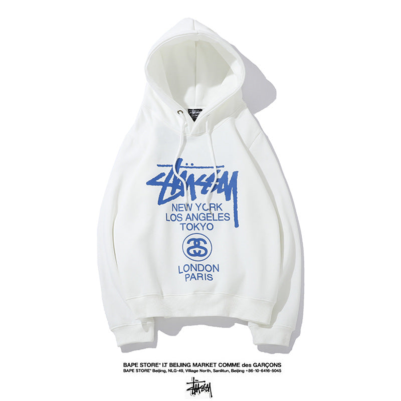 Stüssy Stock Logo Copyright Hoodie