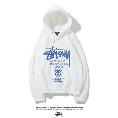 Stüssy Stock Logo Copyright Hoodie