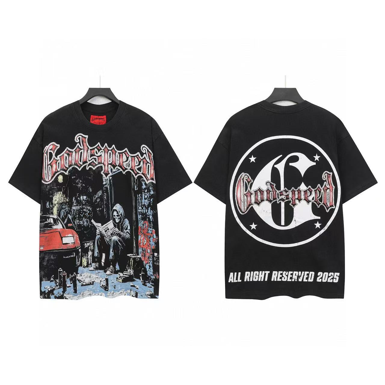 Godspeed Statue of Liberty "Night of the Demigods" Tee