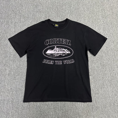 Alcatraz Graphic T Shirt Oversized Streetwear Tee Vintage Logo Print Cotton Crew Neck Unisex T Shirt