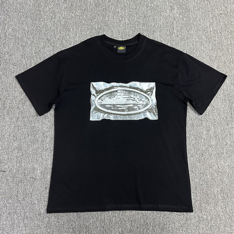 Alcatraz Graphic T Shirt Oversized Streetwear Tee Vintage Logo Print Cotton Crew Neck Unisex T Shirt