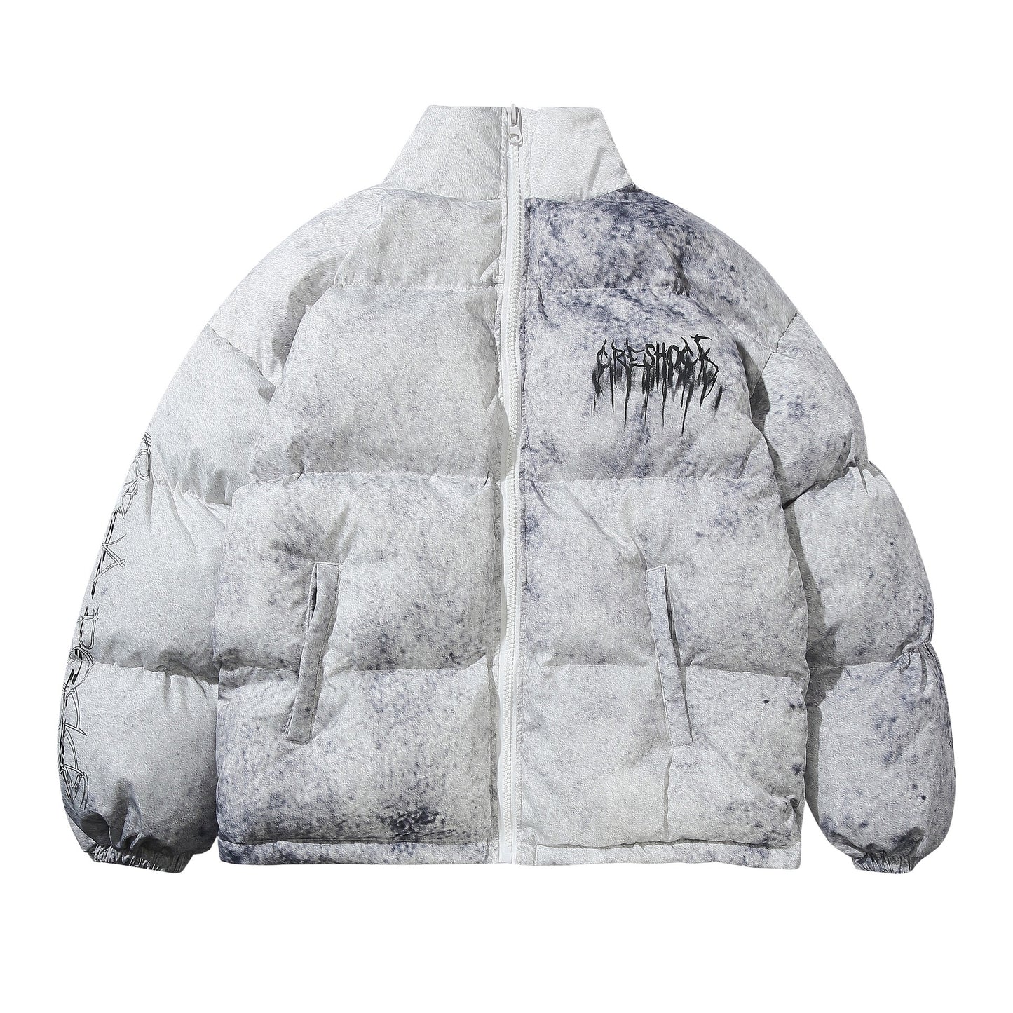 Women's American Street Oversized Hand-Stuffed Cotton Puffer Jacket Couple Autumn Winter Casual Unisex Multi-Style | Street Duo Puffer II