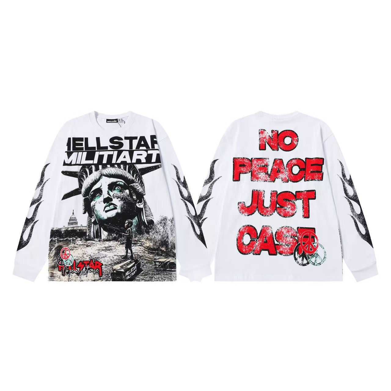 Hellstar “Basketball Skeleton” Long Sleeve Tee
