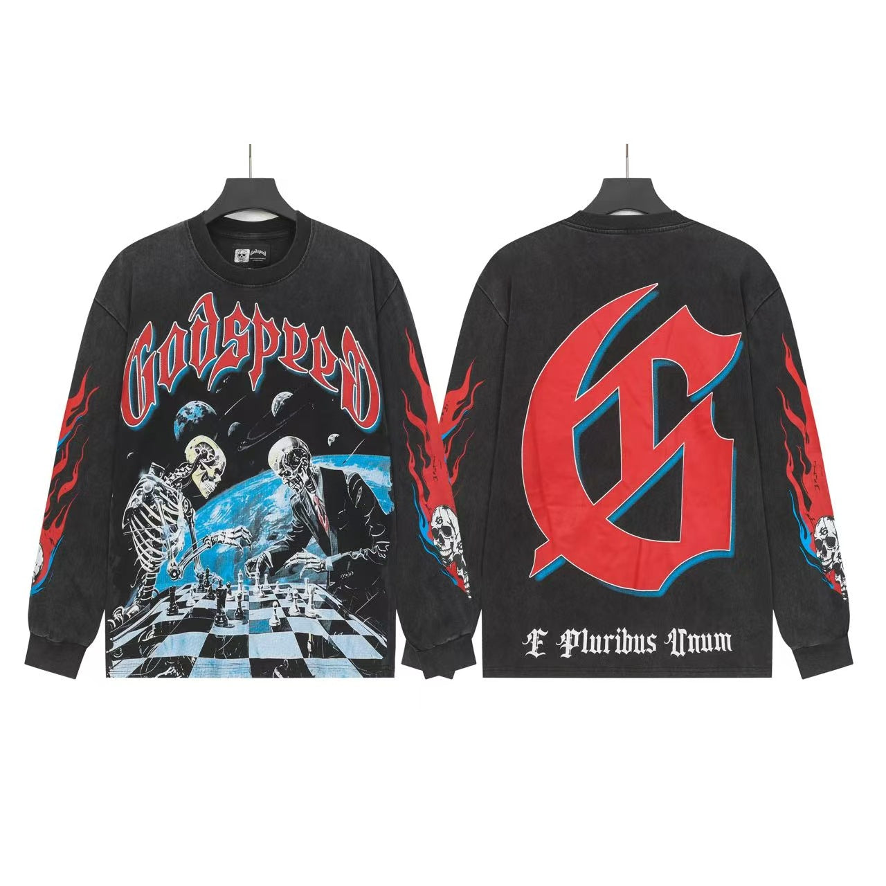 Godspeed Statue of Liberty Long Sleeve Shirt