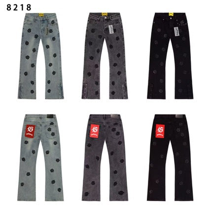 Godspeed Jeans #8211 (Distressed Retro Back Embroidery Denim)