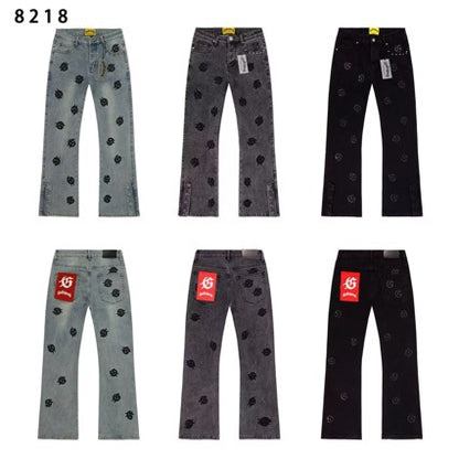 Godspeed Jeans #8211 (Distressed Retro Back Embroidery Denim)