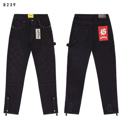 Godspeed Jeans #8211 (Distressed Retro Back Embroidery Denim)