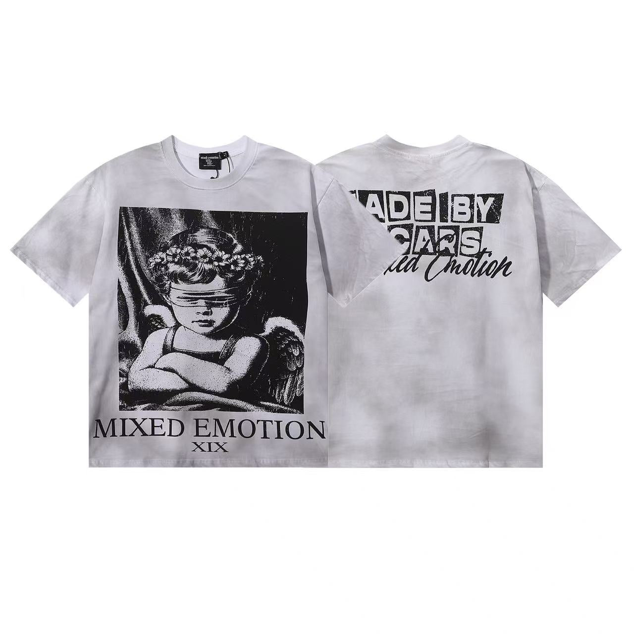MIXED EMOTIONS Diamond Angel Jetski Rhinestone Tee