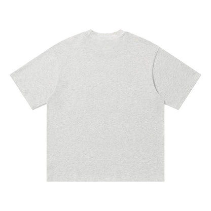 Dazzling Script Graphic Oversized T-Shirt Short Sleeve Crew Neck Casual Summer Streetwear Tee | Dazzling Script Tee