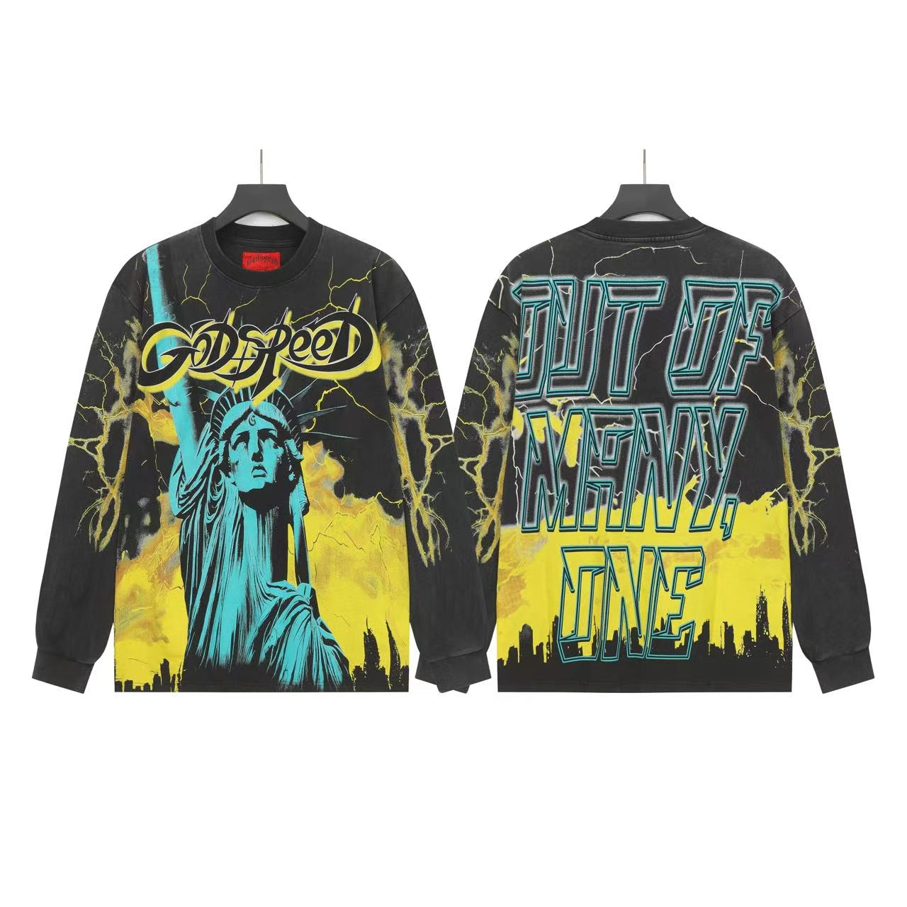 Godspeed Statue of Liberty Long Sleeve Shirt