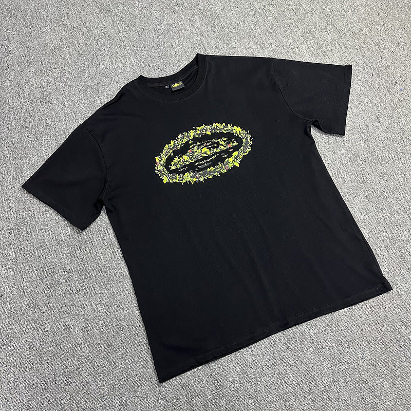 Alcatraz Graphic T Shirt Oversized Streetwear Tee Vintage Logo Print Cotton Crew Neck Unisex T Shirt