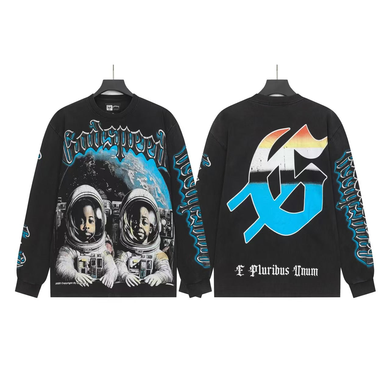Godspeed Statue of Liberty Long Sleeve Shirt