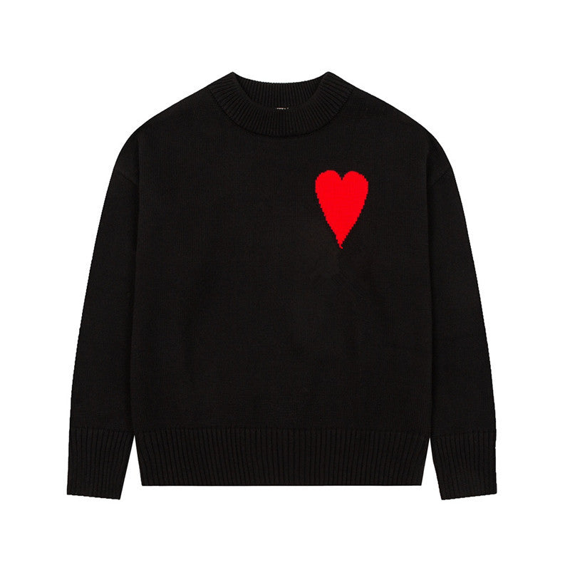 AMI Paris “Ami de Cœur” Crewneck Sweater