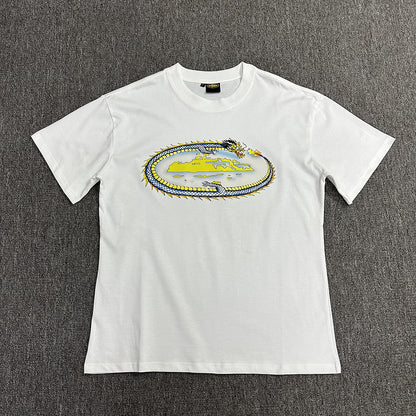 Alcatraz Graphic T Shirt Oversized Streetwear Tee Vintage Logo Print Cotton Crew Neck Unisex T Shirt