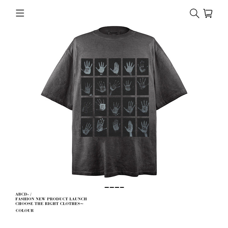 VANCARHELL Skeleton Ribcage T-Shirt