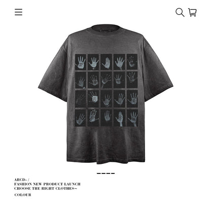 VANCARHELL Skeleton Ribcage T-Shirt