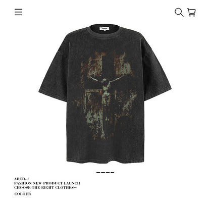 VANCARHELL Skeleton Ribcage T-Shirt