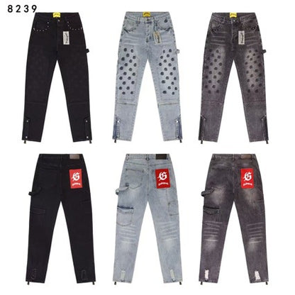 Godspeed Jeans #8211 (Distressed Retro Back Embroidery Denim)