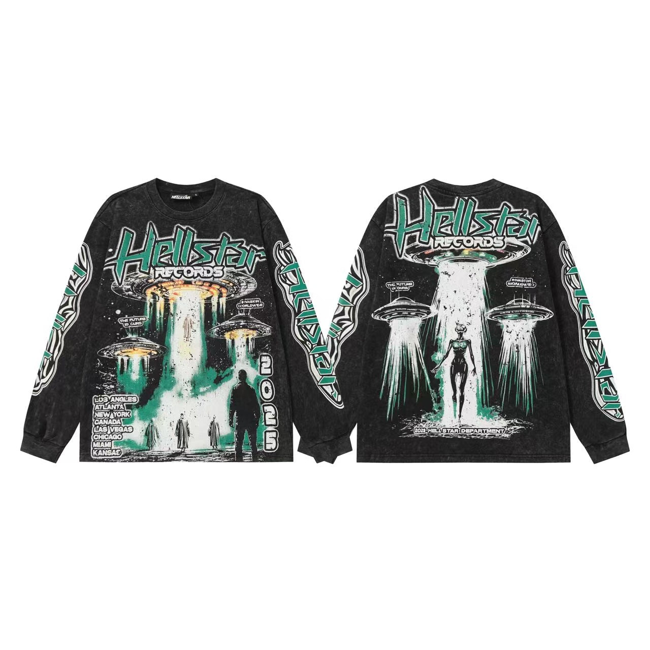 Hellstar “Basketball Skeleton” Long Sleeve Tee