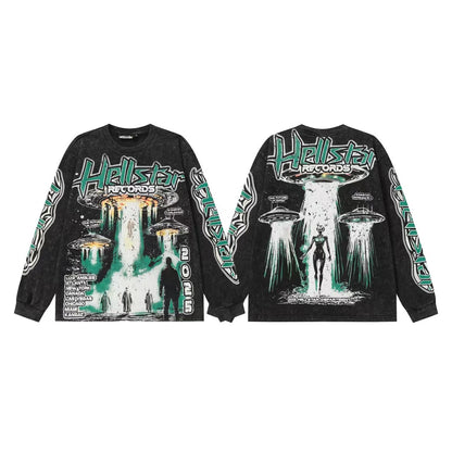 Hellstar “Basketball Skeleton” Long Sleeve Tee