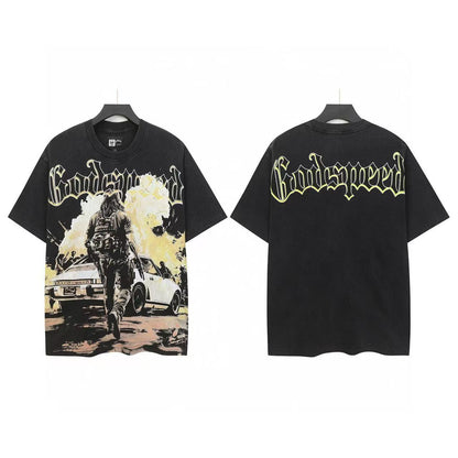 Godspeed Statue of Liberty "Night of the Demigods" Tee