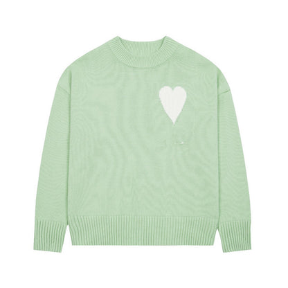 AMI Paris “Ami de Cœur” Crewneck Sweater