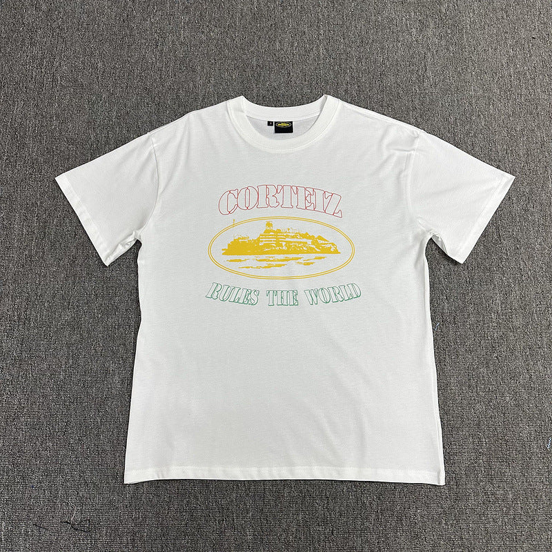 Alcatraz Graphic T Shirt Oversized Streetwear Tee Vintage Logo Print Cotton Crew Neck Unisex T Shirt