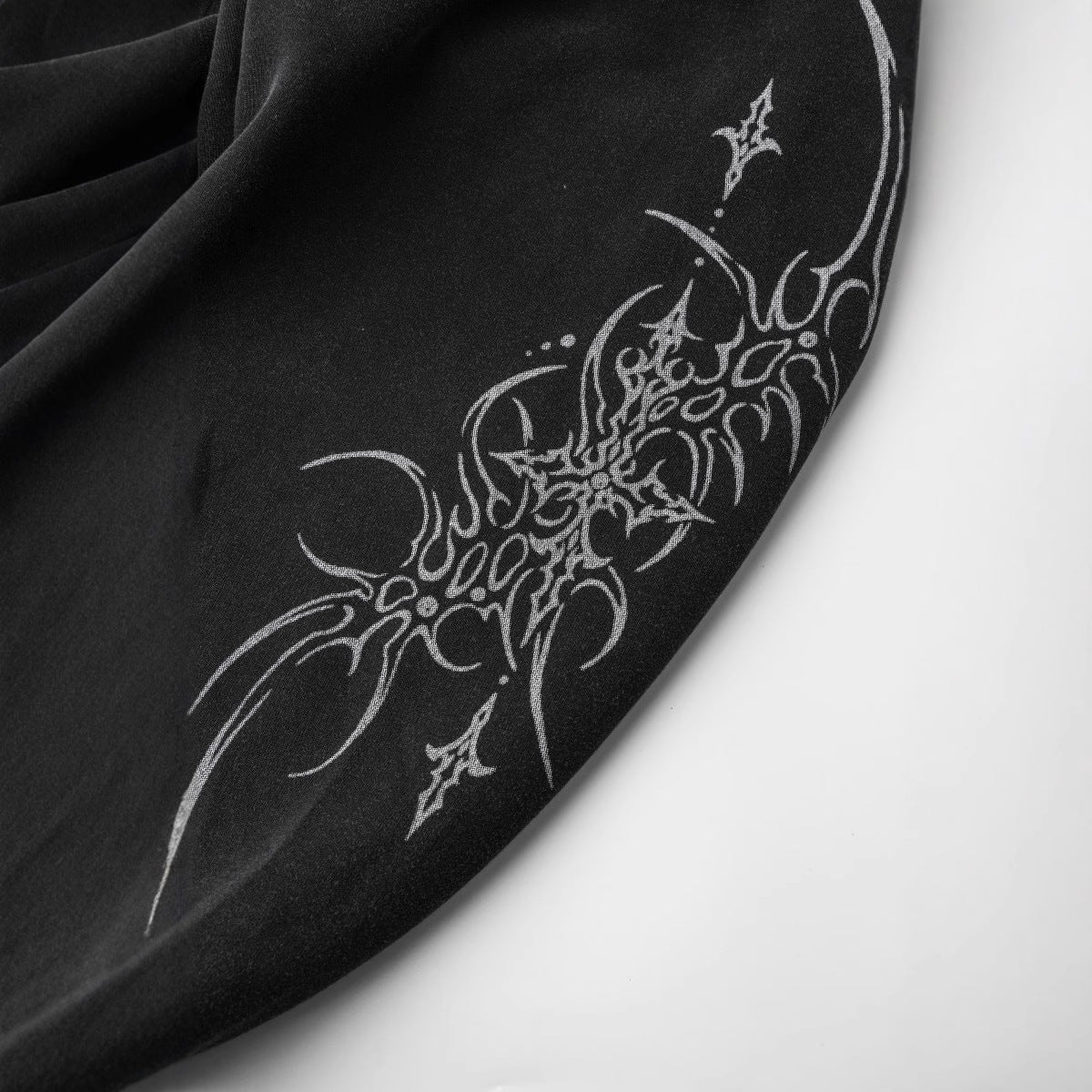 KIIKIO Gothic Tree Graphic Oversized Hoodie
