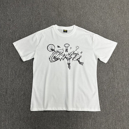 Alcatraz Graphic T Shirt Oversized Streetwear Tee Vintage Logo Print Cotton Crew Neck Unisex T Shirt