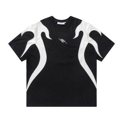 CLOUT COLLECTION ™ | 'Vortex' Embroidered Cotton T-Shirt