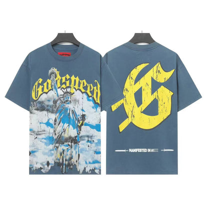 Godspeed Statue of Liberty "Night of the Demigods" Tee
