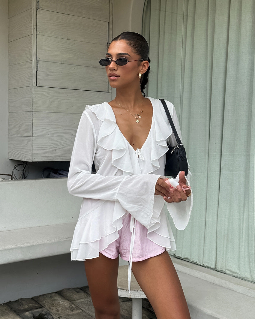 Agena Top- White - Seldom Seen Styles