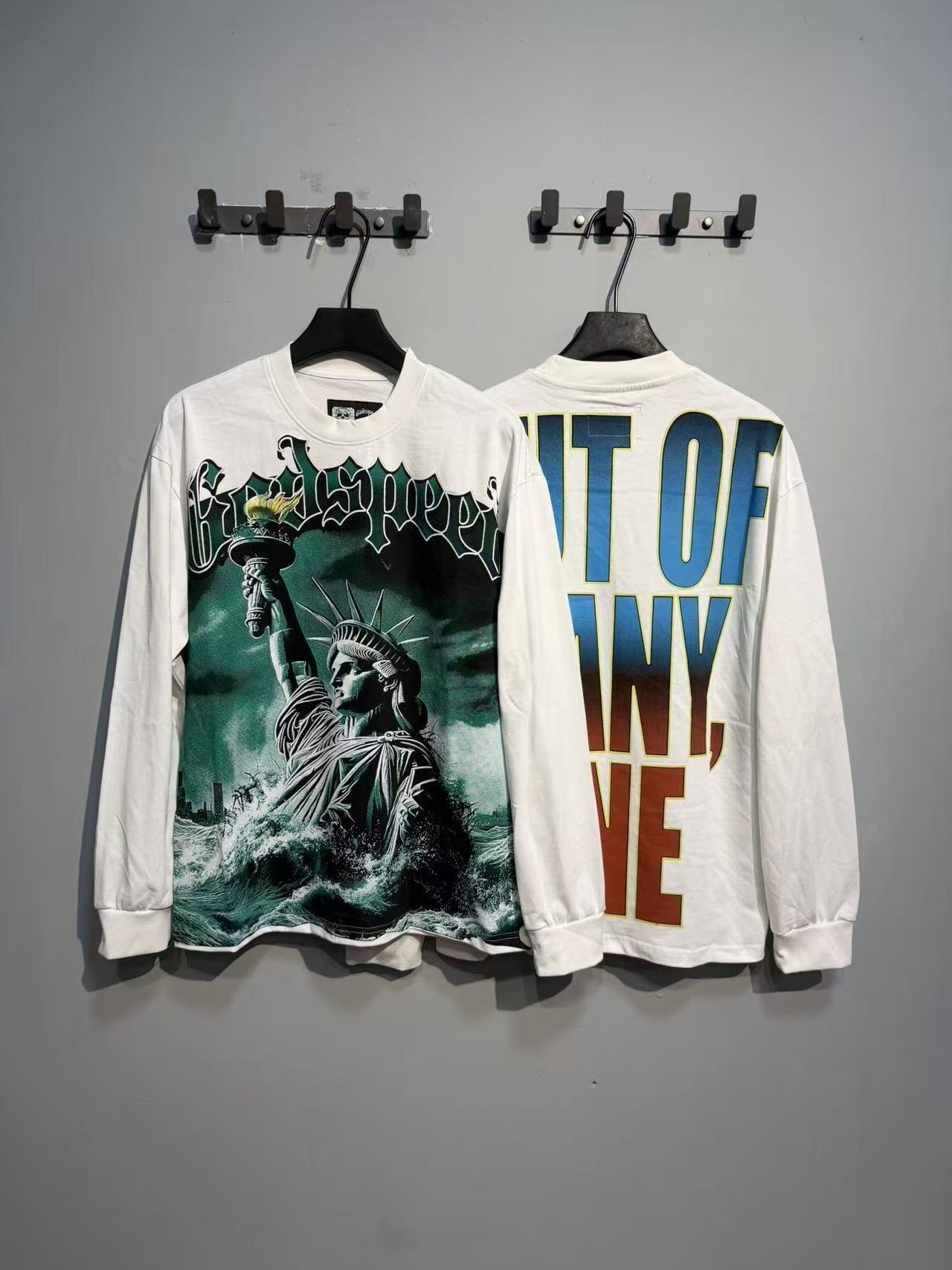 Godspeed Statue of Liberty Long Sleeve Shirt